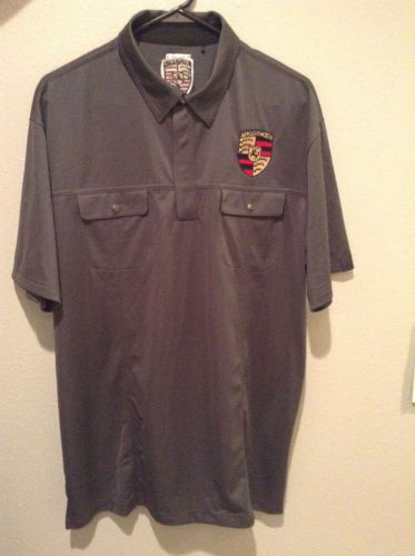 Porsche racing polo shirt men's size large