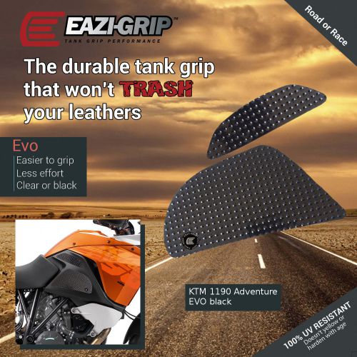 Eazi-grip evo tank grips for ktm 1190 adventure / r, clear or black