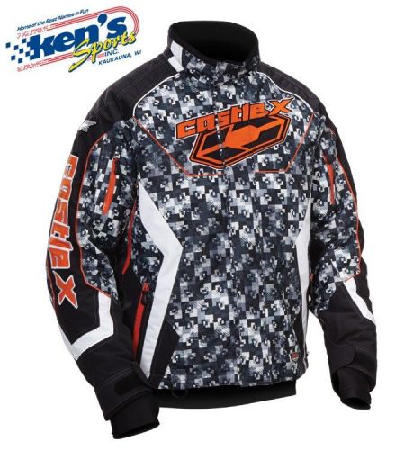 Castle x men's gray charge mission winter snowmobile jacket 70-021_