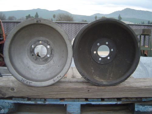 16&#034;x 7&#034; magnesium halibrand &#034;solid&#034; wheels...1953-54 usac sprint..gasser.rat rod