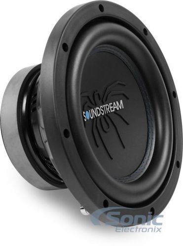 New! soundstream pco.8 250w 8&#034; picasso series single 4 ohm car subwoofer
