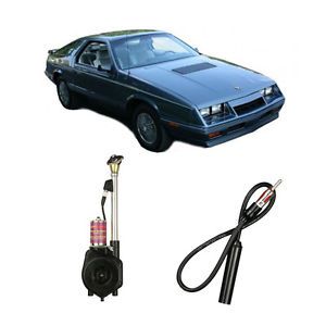 Chrysler laser 1984-1989 factory oem replacement radio stereo powered antenna