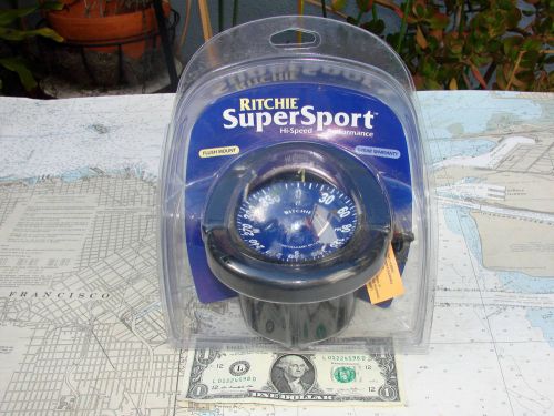 Ritchie ss-1002 offshore boat compass-unused in pkg-12 photos-cost $197+beauty!!
