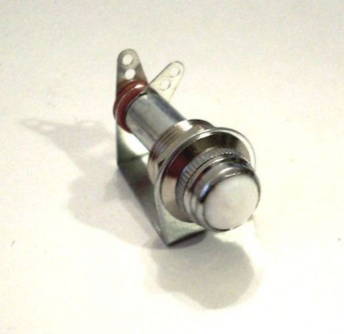 Stewart warner white jeweled lens dash gauge panel light hot rod 5/8 dialco old