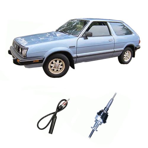 Subaru gl/dl hatchback 1986-1989 factory replacement radio stereo custom antenna