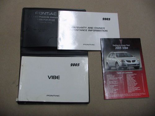2005 pontiac vibe owners manual
