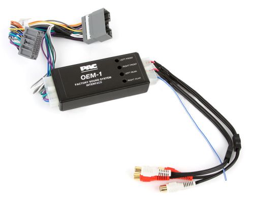 Preamplifier adapter aoem-chr 3 jeep grand cherokee wrangler 4x rca outputs