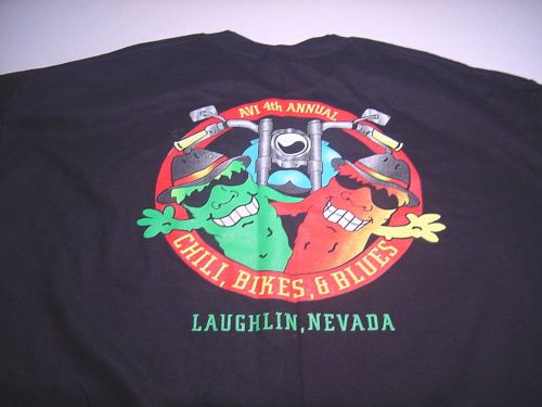 Harley bikers avi resort/casino chili bikes &amp; blues laughlin (xx-large) t-shirt