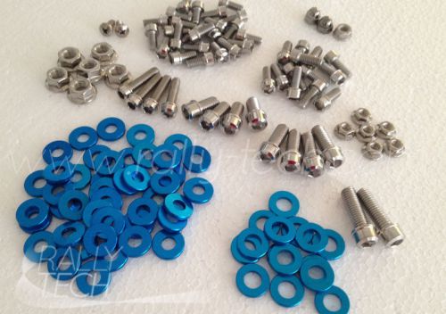 Subaru impreza deluxe stainless steel engine dress up bolt kit gc8 wrx sti rs2.5