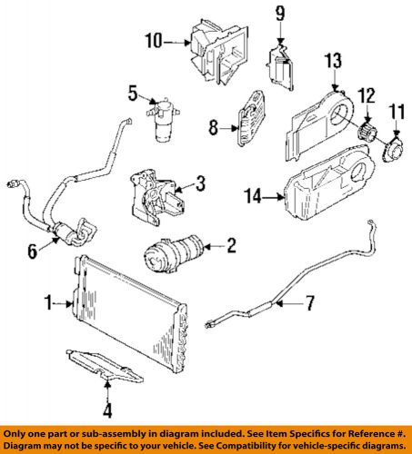 Gm oem a/c condenser, compressor lines-splash shield 25553901