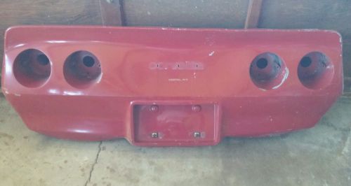 1980 corvette rear bumper