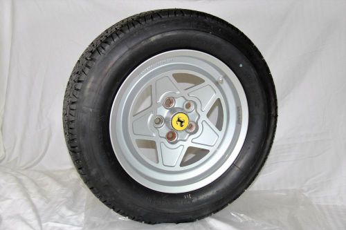 Ferrari 308 wheel rim spare tire 165 tr 390 mm speedline metric center cap oem