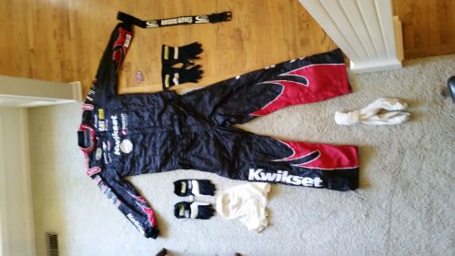 Xl sparco racing suit, firesuit current certification, race gloves &amp; more