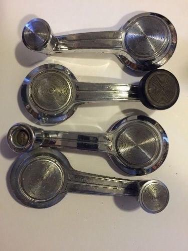 Vintage car window cranks lot of 4 no 5719477  gm