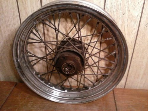 Harley davidson 16&#034; dual flange 3/4 axel rim made in italy