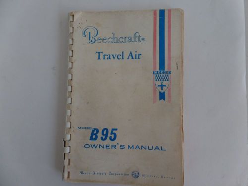 Pilot operating handbook beech  b-95 travel air  revised 1968
