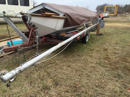 13.4homebuilt sailboat