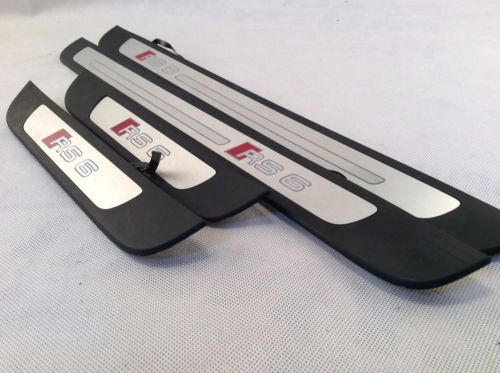 Audi rs6 2013 original door sill aluminum set