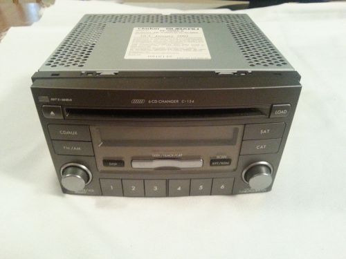 07-08 subaru forester impreza 6 cd disc mp3 player clarion c-124 276-0030-03