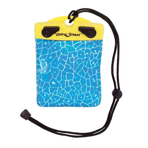 Dry pak dp-44 &#034;alligator&#034; wallet - blue/yellow - 4&#034; x 4&#034;