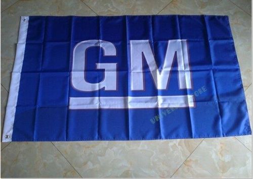 Gm general motors trucks 3 x 5 polyester banner flag man cave garage!!!