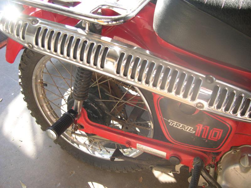 Find Honda CT110, Trail 110 SHOCK MOUNTED Heavy Duty Rear fold up Buddy