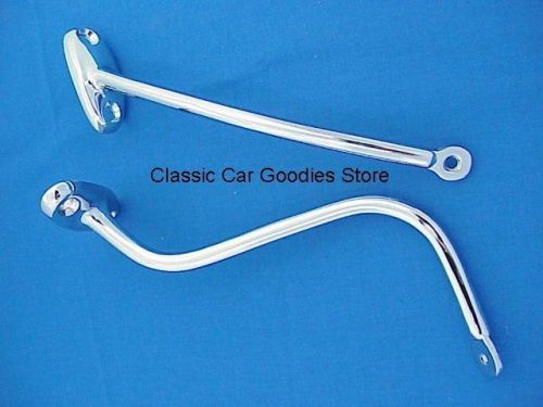 1950-1955 chevy truck mirror mount. both sides. chrome. 1951 1952 1953 1954