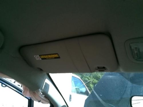 Driver left sun visor without illumination fits 09-14 fit 229946