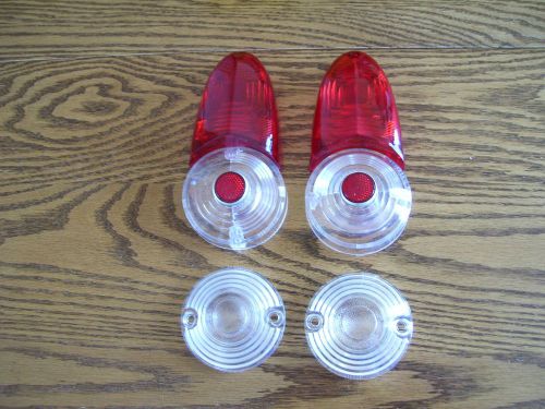 New 1954 plymouth tail back-up park lenses  6 lens set