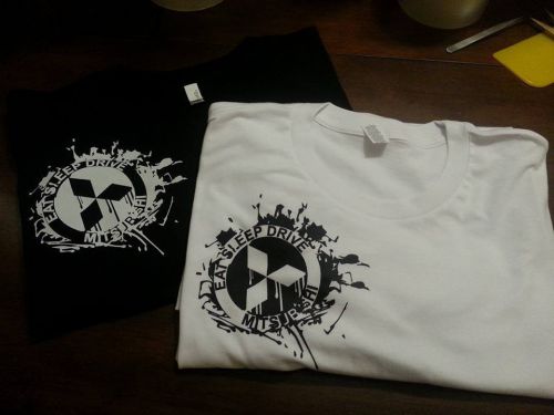 Eat sleep drive mitsubishi drip splatter shirt s m l xl 2x 3x 4x evo eclipse