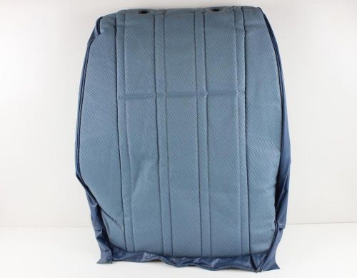 Nissan 720 pick-up (model unknown) front seat back blue vinyl cover nos