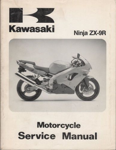 1998 kawasaki motorcycle ninja zx-9r service manual p/n 99924-1225-01 (674)