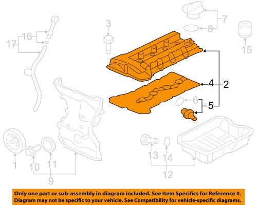 Mitsubishi oem 2008 lancer-engine valve cover 1035a810