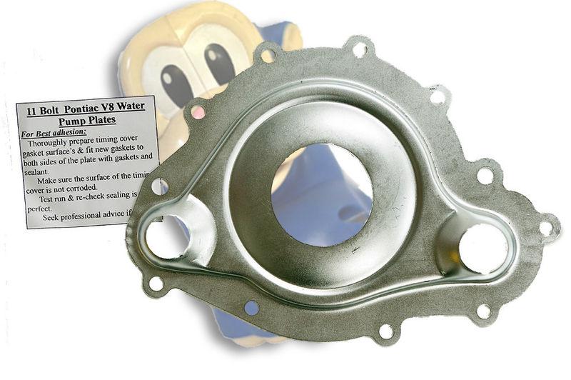 Find Pontiac V8 Water Pump Plate 1969 & Newer 301 350 400 455 in