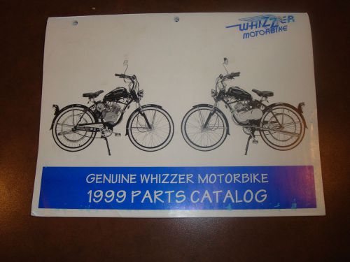 Whizzer motorbike 1999 parts manual ( used )
