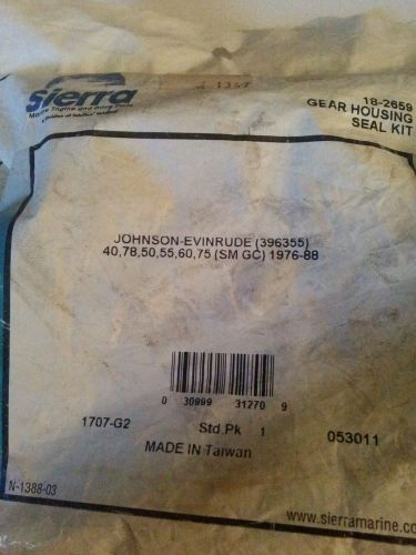 Sierra 396355 omc seal 18-2659