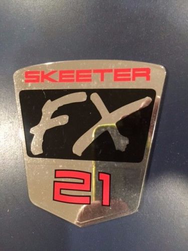 Skeeter boats fx emblem for windshield 4 x 4 1/4&#039;&#039;