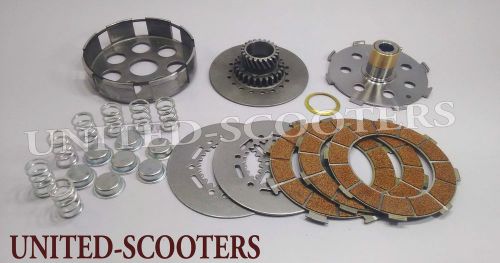 Vespa p200 p200e lml cosa complete clutch spares 23 cogs 7 spring clutch p4051