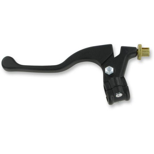 Pu power clutch lever assembly shorty black fits suzuki dr250 1982-1983