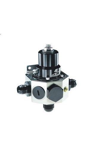Aeromotive fuel psi regulator 30-60 psi nickel plated body black cap universal
