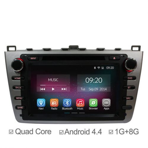 Quad core android 4.4 car dvd for mazda gps radio bluetooth wifi support obd dvr