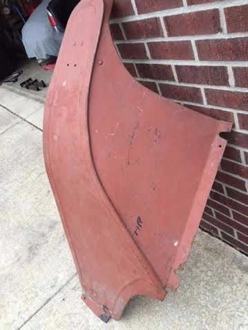 Ford model t left front fender vintage antique rat hot rod rare 1914 1915 1916?