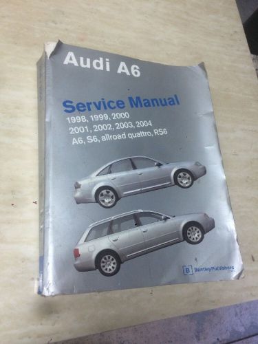 Audi a6 bentley service manual 1998-2004 all