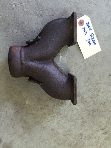 2002 02 01 skidoo ski doo mxz x 600 mxzx exhaust manifold y pipe header