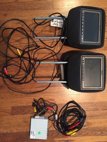 Vizualogic a1250 headrest dvd monitors system (1 working, 1 for parts)