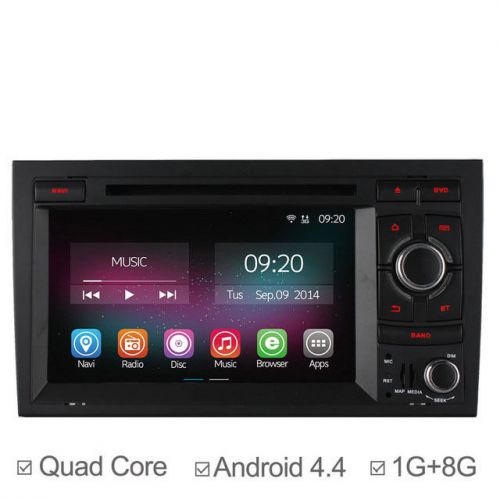 Car quad core dvd for audi a4 2002-2012 seat exeo stereo radio gps wifi bt dvr