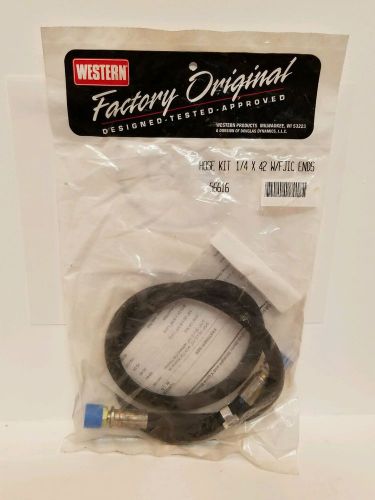 1/4&#034; x 42&#034; snow plow angle pressure hose western 56616 new!