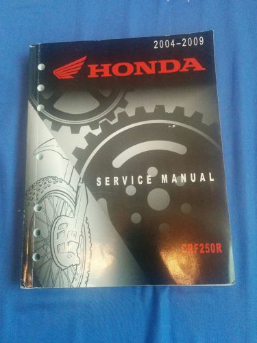 Honda crf250r 2004-2009 service manual
