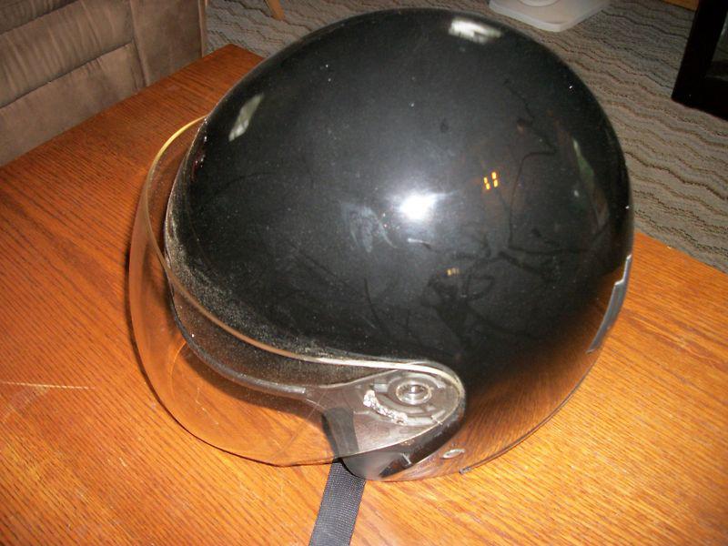 Motorcycle helmet medium (black)
