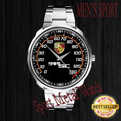 New!!! porsche 911 sc classic car logo speedometer sport watch